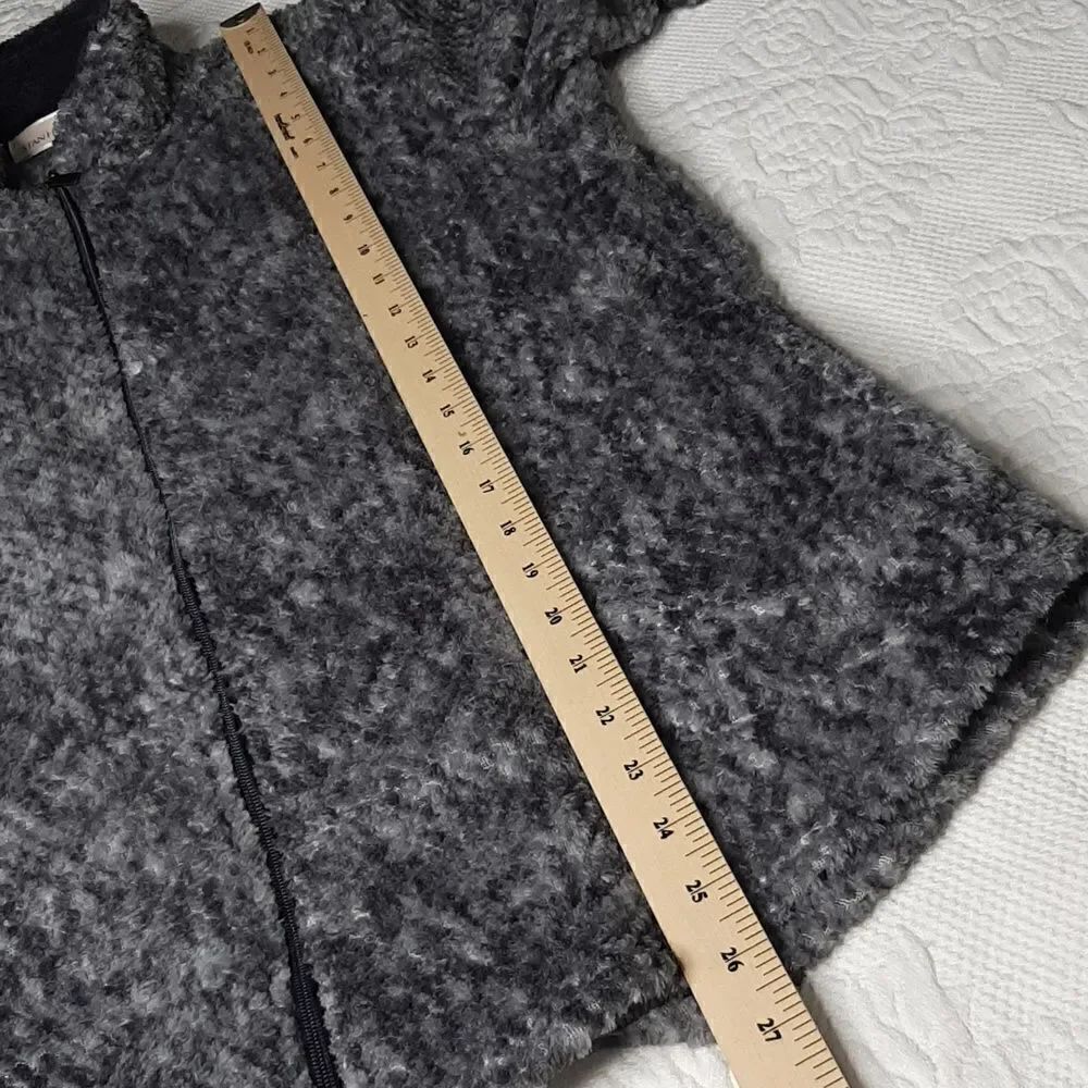 NWOT Stan Herman Gray Plush Lightweight Jacket - Picture 7 of 7